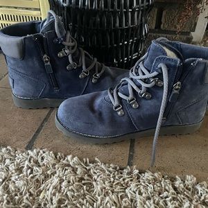 Navy blue UGG boots. Boys size 4
